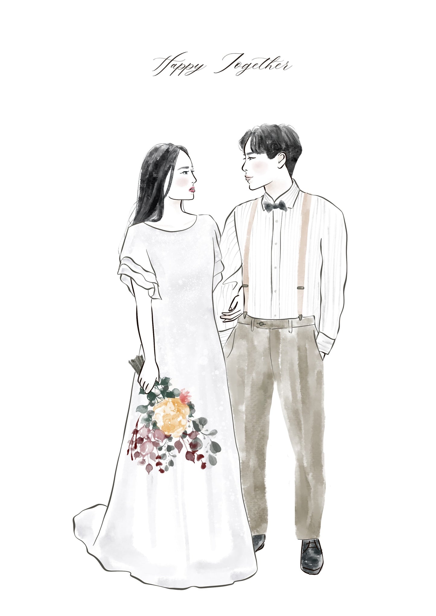 似顔絵イラスト おしゃれ